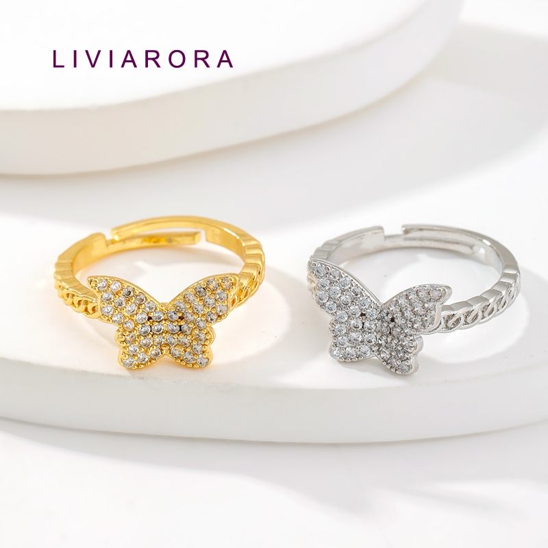 Gold Plated Ring - 1/2/4 шт. позолоченные латунные кольца с