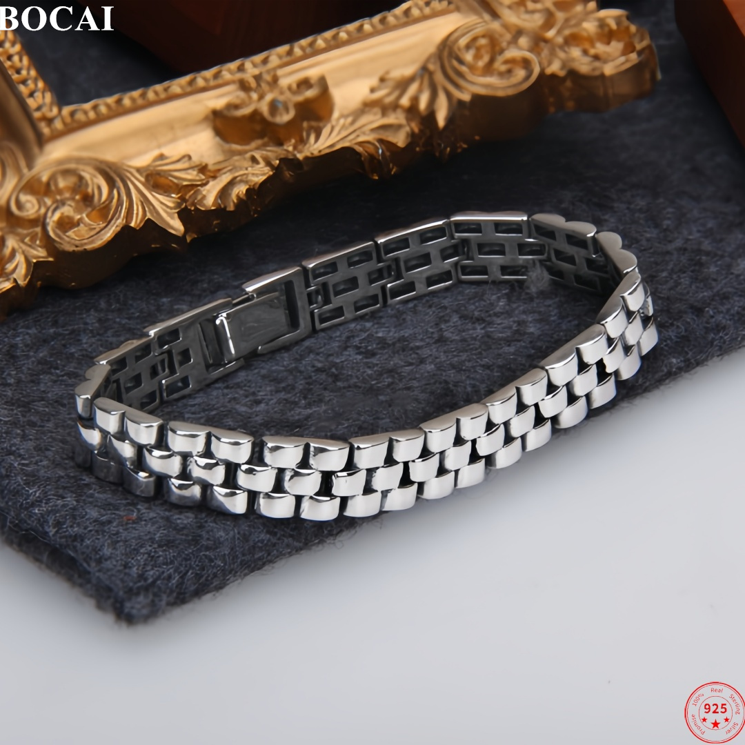 Fine Jewelry Watches Women - Новый браслет BOCAI из стерлингового серебра