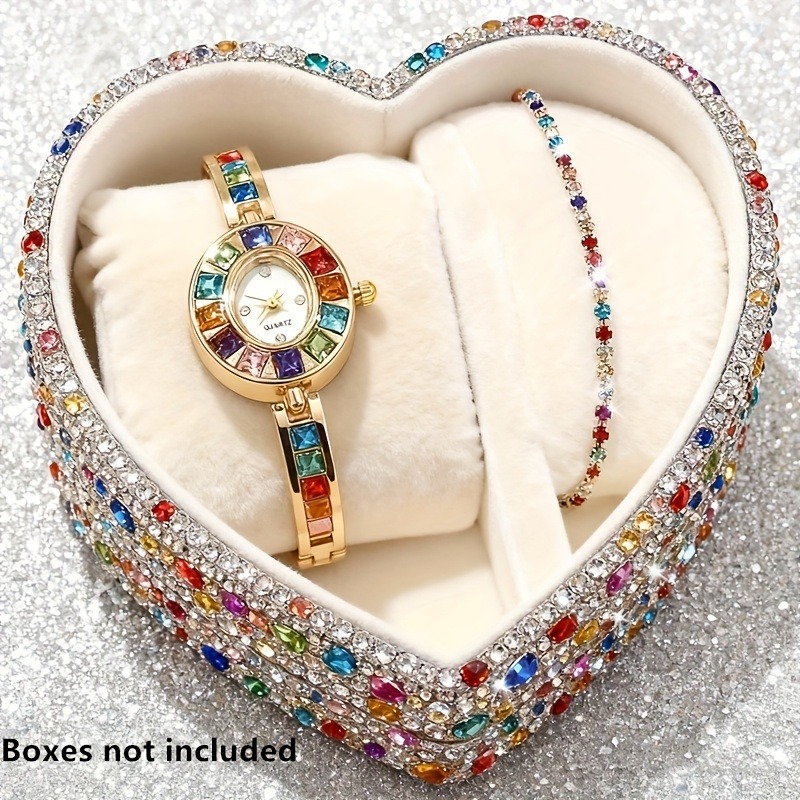 Mystery Jewelry Jar Watches - 2 шт. элегантных женских кварцевых часов