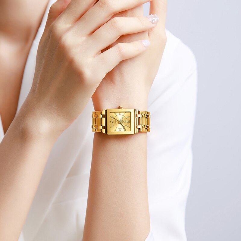 LiEBIG Роскошные золотые кварц – обзор и цена Jewelry Style Watches