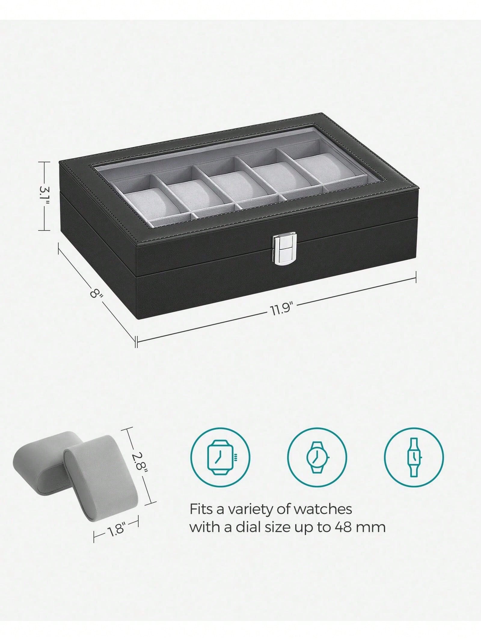 Шкатулка для часов на 12 отдел – обзор и цена Jewelry Organizer Watches
