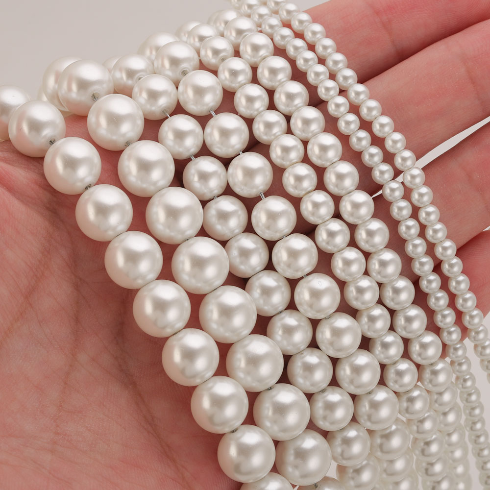 100 шт. 4/6/8/10 мм, высококач – обзор и цена Pearl Necklace