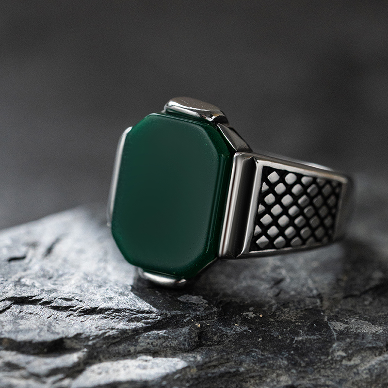 1 шт. минималистское кольцо из – обзор и цена Turquoise Stone Ring