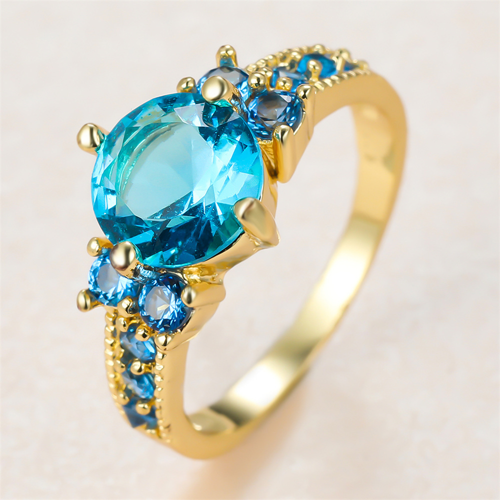 Обручальные кольца с круглым к – обзор и цена Turquoise Stone Ring