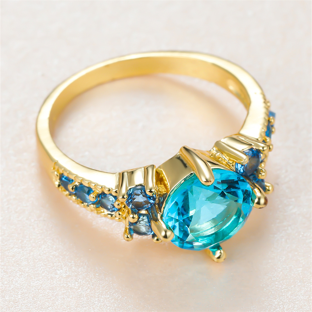 Обручальные кольца с круглым к – обзор и цена Turquoise Stone Ring