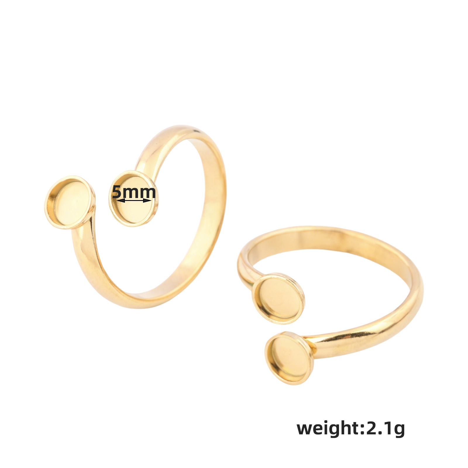 10 шт. регулируемых позолоченн – обзор и цена Gold Plated Ring
