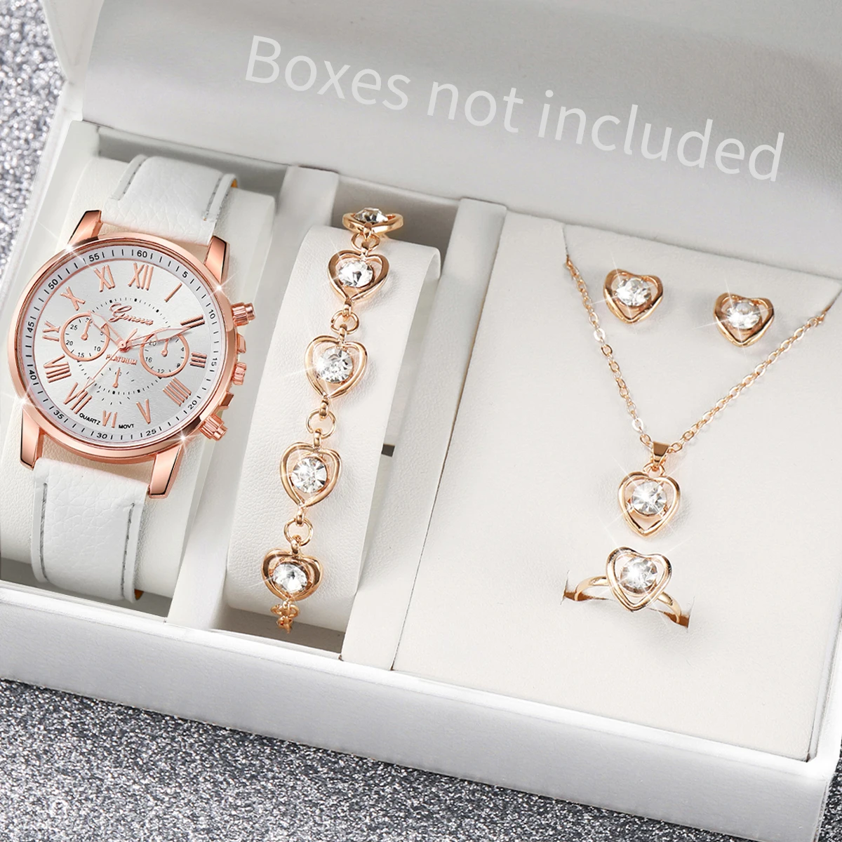 Набор из 5 предметов: розовые  – обзор и цена Mystery Jewelry Jar Watches
