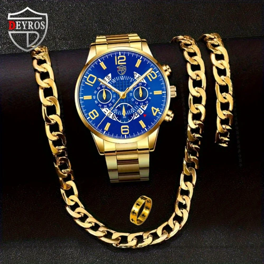 4 шт./компл. мужские повседнев – обзор и цена Jewelry Watches Men