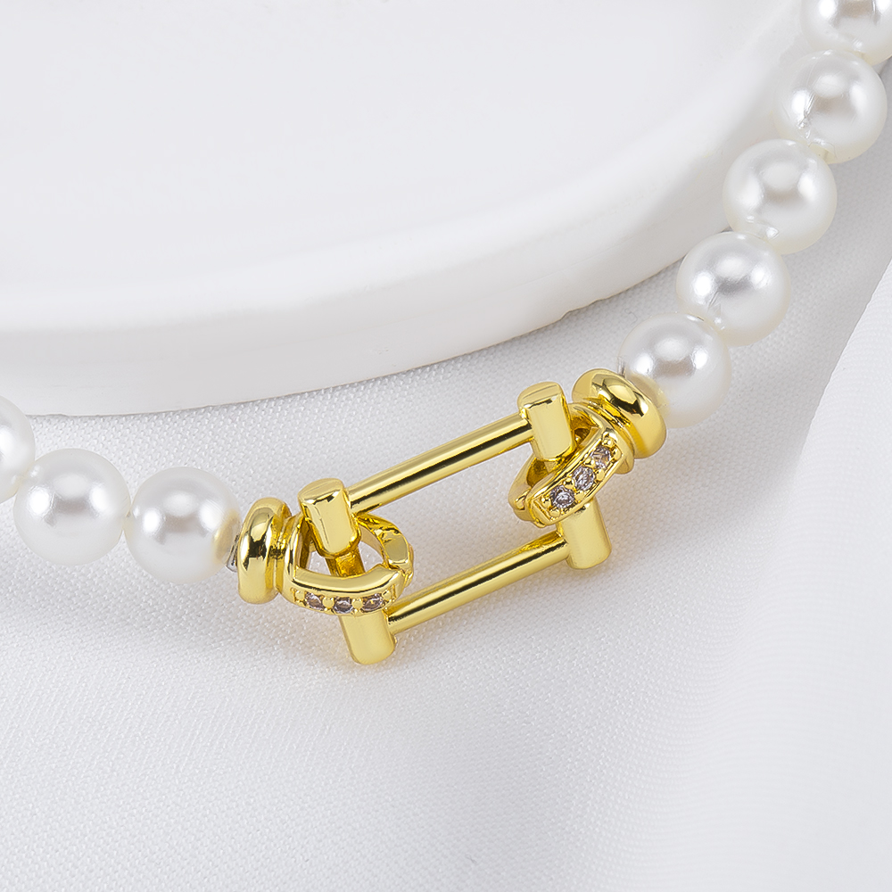 Застежки-прямоугольники из лат – обзор и цена Pearl Necklace