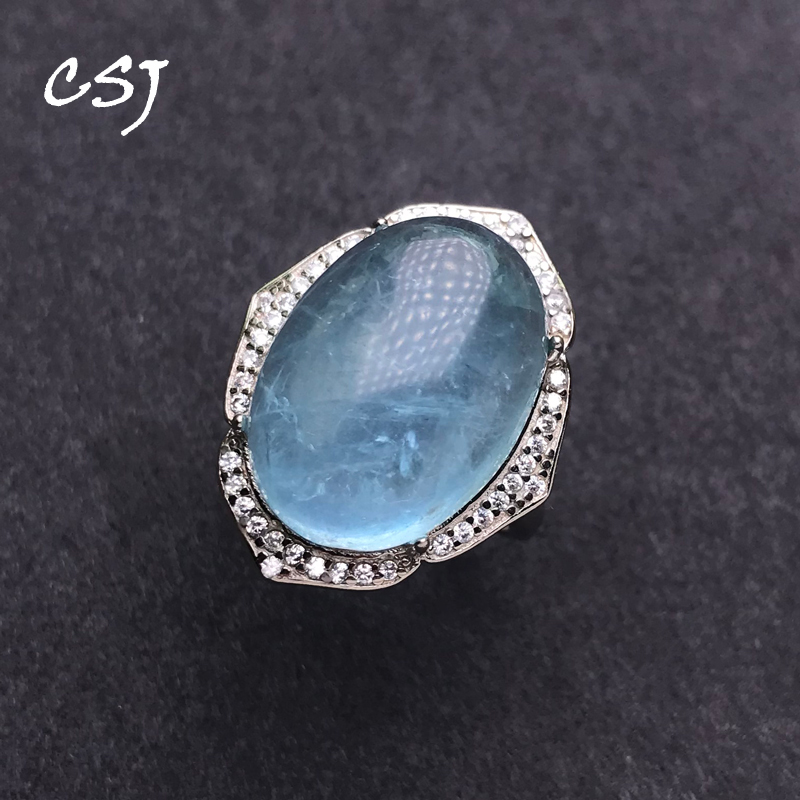 CSJ большой камень натуральный – обзор и цена Turquoise Stone Ring