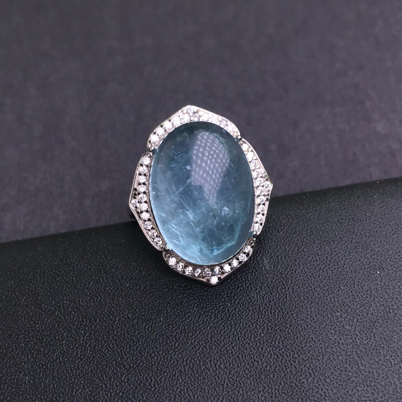 CSJ большой камень натуральный – обзор и цена Turquoise Stone Ring